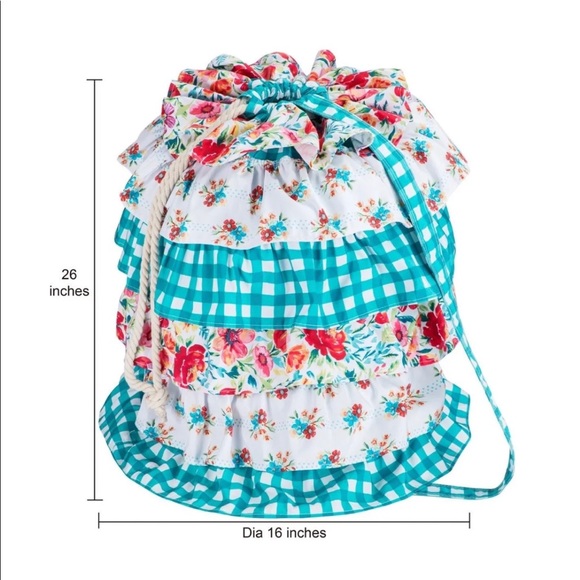 Pioneer woman Laundry Tote Bag petal party - Picture 4 of 4